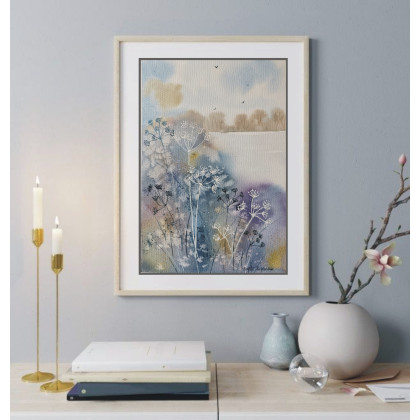 Beata Rudecka - obrazy akwarela - Akwarela Akwarelka Obraz pt: Podagrycznik Pospolity foto #1