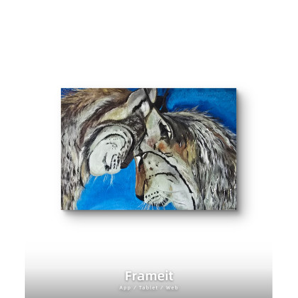 Ewa Mościszko - obrazy akryl - Dotyk foto #2