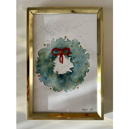 Marta Hajduk-Pawlica - obrazy akwarela - Świąteczne akwarele 10 x 15 foto #2