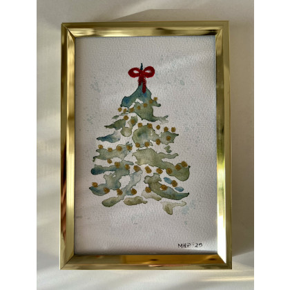 Marta Hajduk-Pawlica - obrazy akwarela - Świąteczne akwarele 10 x 15 foto #4