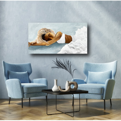 Marta Hajduk-Pawlica - obrazy akryl - Słodkich Snów - praca z cyklu MADISON. Namalowałam piosenki. foto #1