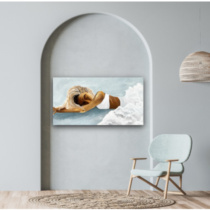 Marta Hajduk-Pawlica - obrazy akryl - Słodkich Snów - praca z cyklu MADISON. Namalowałam piosenki. foto #2