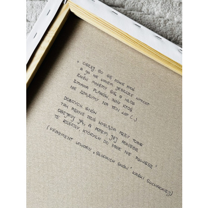 Marta Hajduk-Pawlica - obrazy akryl - Słodkich Snów - praca z cyklu MADISON. Namalowałam piosenki. foto #3