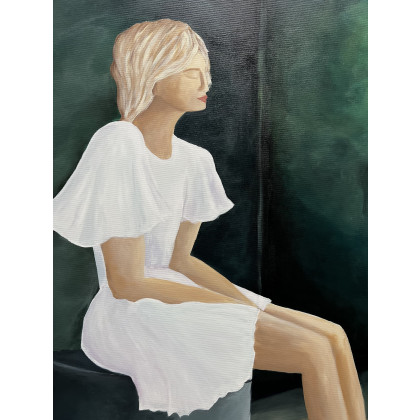 Marta Hajduk-Pawlica - obrazy akryl - Madison - praca z cyklu MADISON. Namalowałam piosenki. foto #1