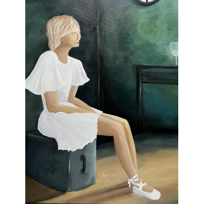 Marta Hajduk-Pawlica - obrazy akryl - Madison - praca z cyklu MADISON. Namalowałam piosenki. foto #3