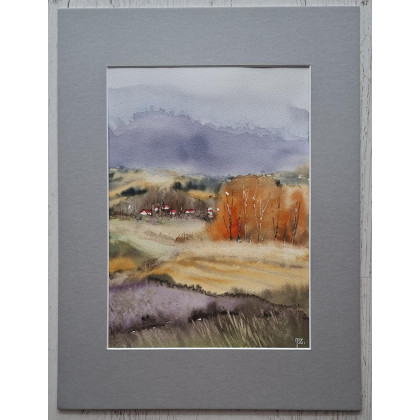 Jolanta Zdanowicz - obrazy akwarela - Roztocze foto #1