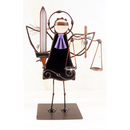 Temida - aniołek witrażowy 3D, Aleksander Makarski, anioły i aniołki