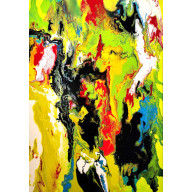 Symphony of colors in the stream