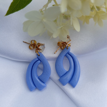 Kalliope II - kolczyki z gliny polimerowej., Solomi - ART, kolczyki