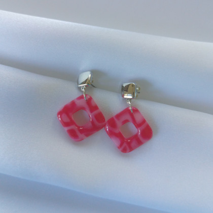 Solomi - ART - kolczyki - Liwia - kolczyki z gliny polimerowej. foto #3