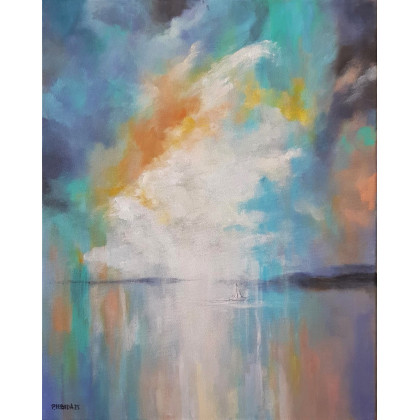 Paulina Lebida - obrazy akryl - Na morzu -obraz akrylowy 50/40 cm foto #2