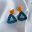 Nira II - kolczyki z gliny polimerowej.