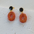 Elektra I - kolczyki z gliny polimerowej.