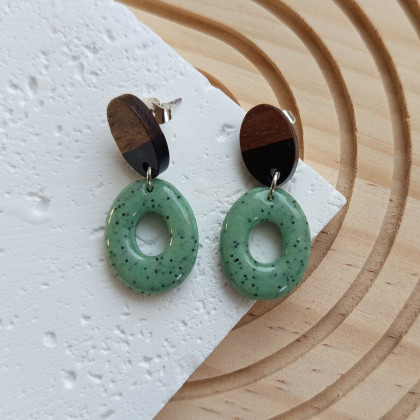 Inet II - kolczyki z gliny polimerowej., Solomi - ART, kolczyki