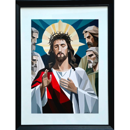 Jasność w ogniu ciemności- wydruk giclèe, Monarti, wydruki na papierze