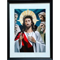 Jasność w ogniu ciemności- wydruk giclèe