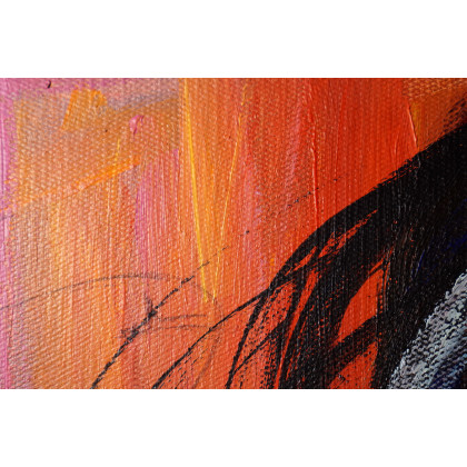 Rafal Stach - olej + akryl - Lady Swallow 80x100 foto #1