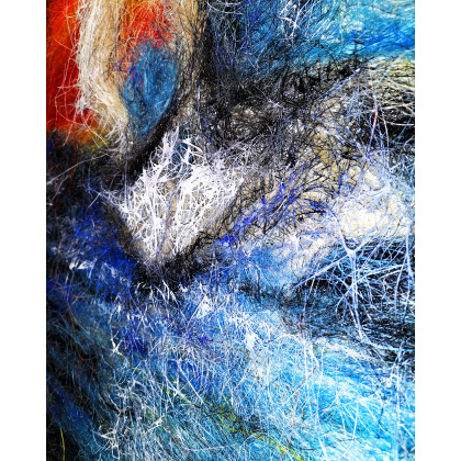 Grzegorz Zalewski - tkanina - braz abstrakcyjny – sizal na podobraziu foto #1