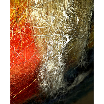 Grzegorz Zalewski - tkanina - braz abstrakcyjny – sizal na podobraziu foto #3