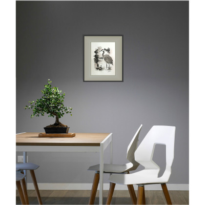 Joanna Tomczyk - obrazy akwarela - Czułość żurawia, Akwarela 24 x 32 cm foto #4