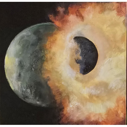 Przebudzenie, Ewa Mościszko, obrazy akryl