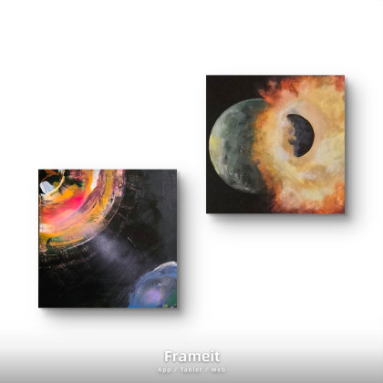 Ewa Mościszko - obrazy akryl - Kompozycja Universe foto #1