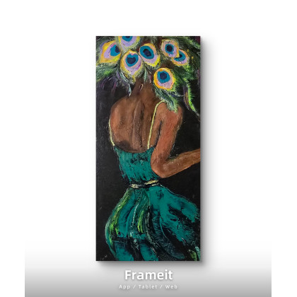 Ewa Mościszko - obrazy akryl - Peacock foto #1