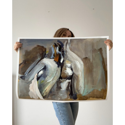 In The Morning - 100x70, Alina Louka, wydruki na papierze