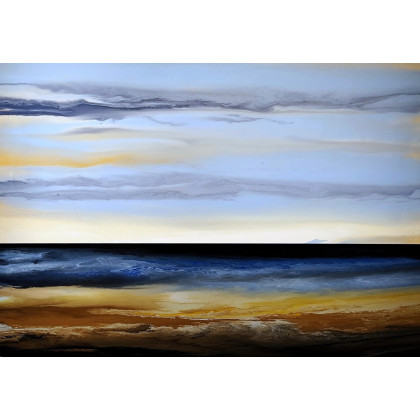 Stillness on the horizon, Felix Guenther, obrazy akryl