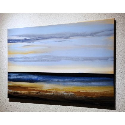 Felix Guenther - obrazy akryl - Stillness on the horizon foto #1