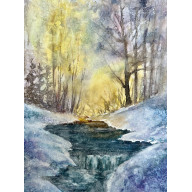 ZIMOWE SŁOŃCE (30X40 CM)