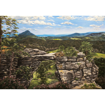 Brama Pravcicka, Katarzyna Wawrzyniak, obrazy akryl