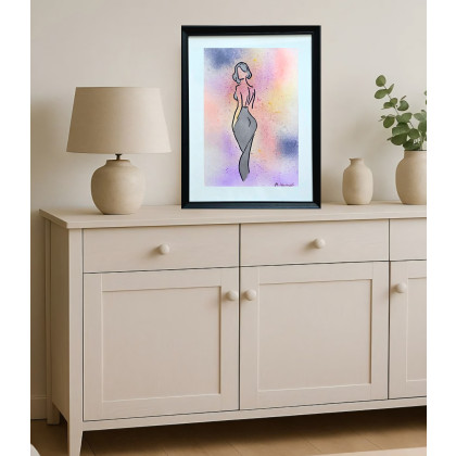 Monarti - obrazy tech. mieszana - Obraz line art foto #2