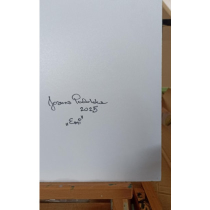 Joanna Podolska - obrazy akryl - Bokser - portret psa, 60x40cm foto #4