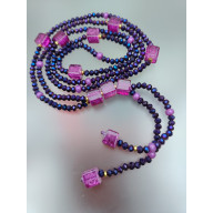 Naszyjnik Sznur Korali Szkło Weneckie