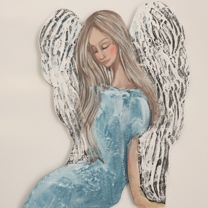 Anawa-art - obrazy tech. mieszana - Odpoczynek Anioła... foto #1