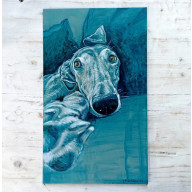 NIEBIESKI CHART, 42X25CM