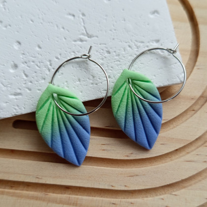 Solomi - ART - kolczyki  - Flora I- kolczyki z gliny polimerowej. foto #1