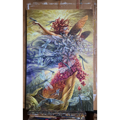 Krzysztof Krawiec - obrazy akryl - Siguntara Ważek Królowa   Nowość w galerii *** foto #1