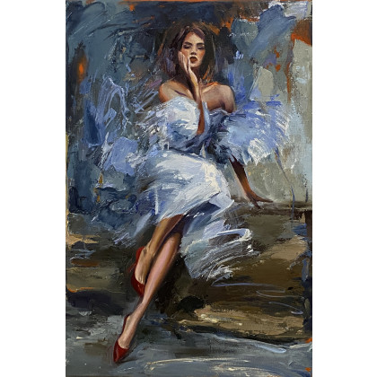 WESTCHNIENIE, Jolanta Strzelczyk, obrazy olejne