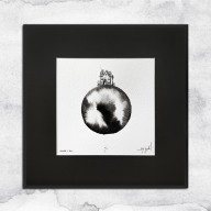 UNIKAT - oprawiona w ramę akwarela (domek 1)