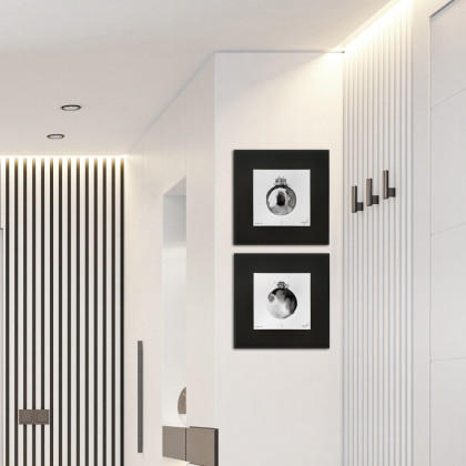 Maja Gajewska - obrazy akwarela - UNIKAT - oprawiona w ramę akwarela (domek 3) foto #4