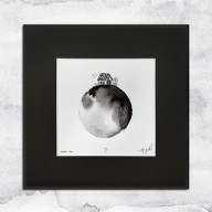 UNIKAT - oprawiona w ramę akwarela (domek 3)