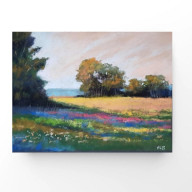 Pejzaż -rysunek pastele