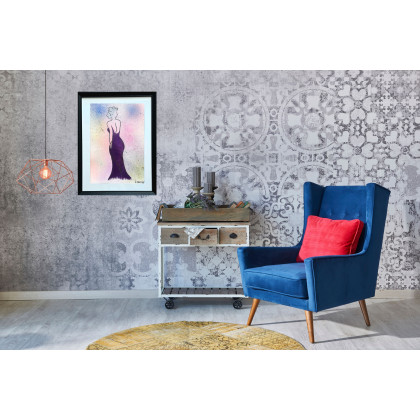 Monarti - obrazy tech. mieszana - Obraz line art foto #2