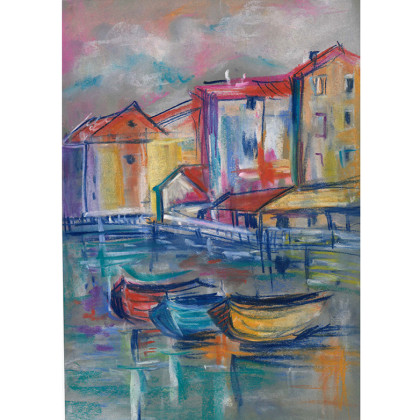Szkic pastelowy..., Anawa-art, pastele suche