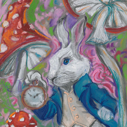 Anawa-art - pastele suche - Chwila zapomnienia... foto #1