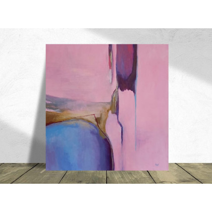 Abstrakcja -obraz akrylowy 60/60 cm, Paulina Lebida, obrazy akryl