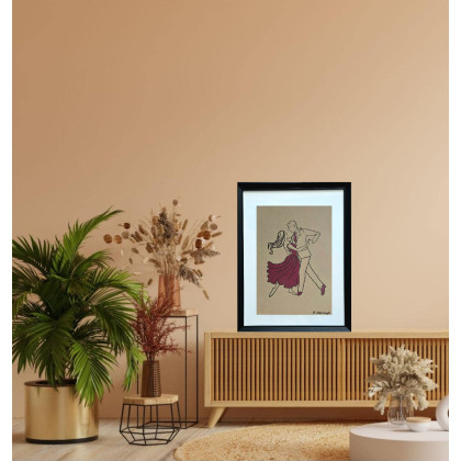 Monarti - obrazy tech. mieszana - Obraz line art foto #4