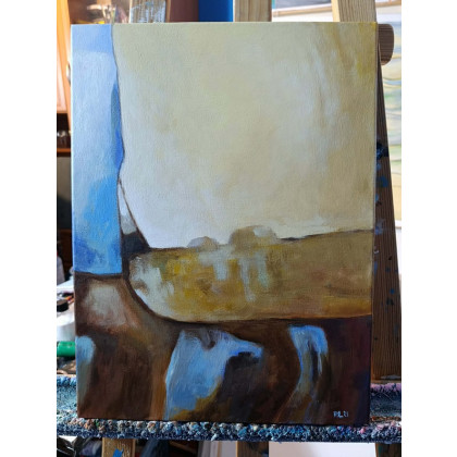 Paulina Lebida - obrazy akryl - Pejzaż abstrakcyjny -obraz akrylowy 40/30 cm foto #1